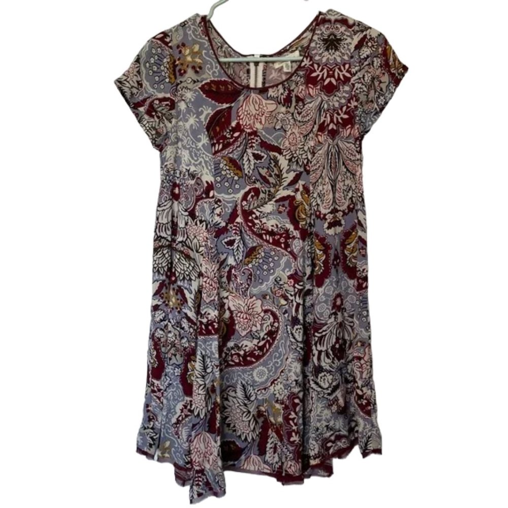 Urban Outfitters Silence+Noise Women's XS Paisley Dress Zipperback Floral